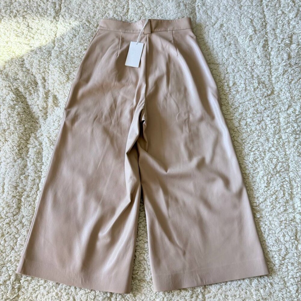 BOSS by HUGO BOSS – Telita Faux Leather Wide-Leg Pants (NEW with Tags) - Picture 2 of 13